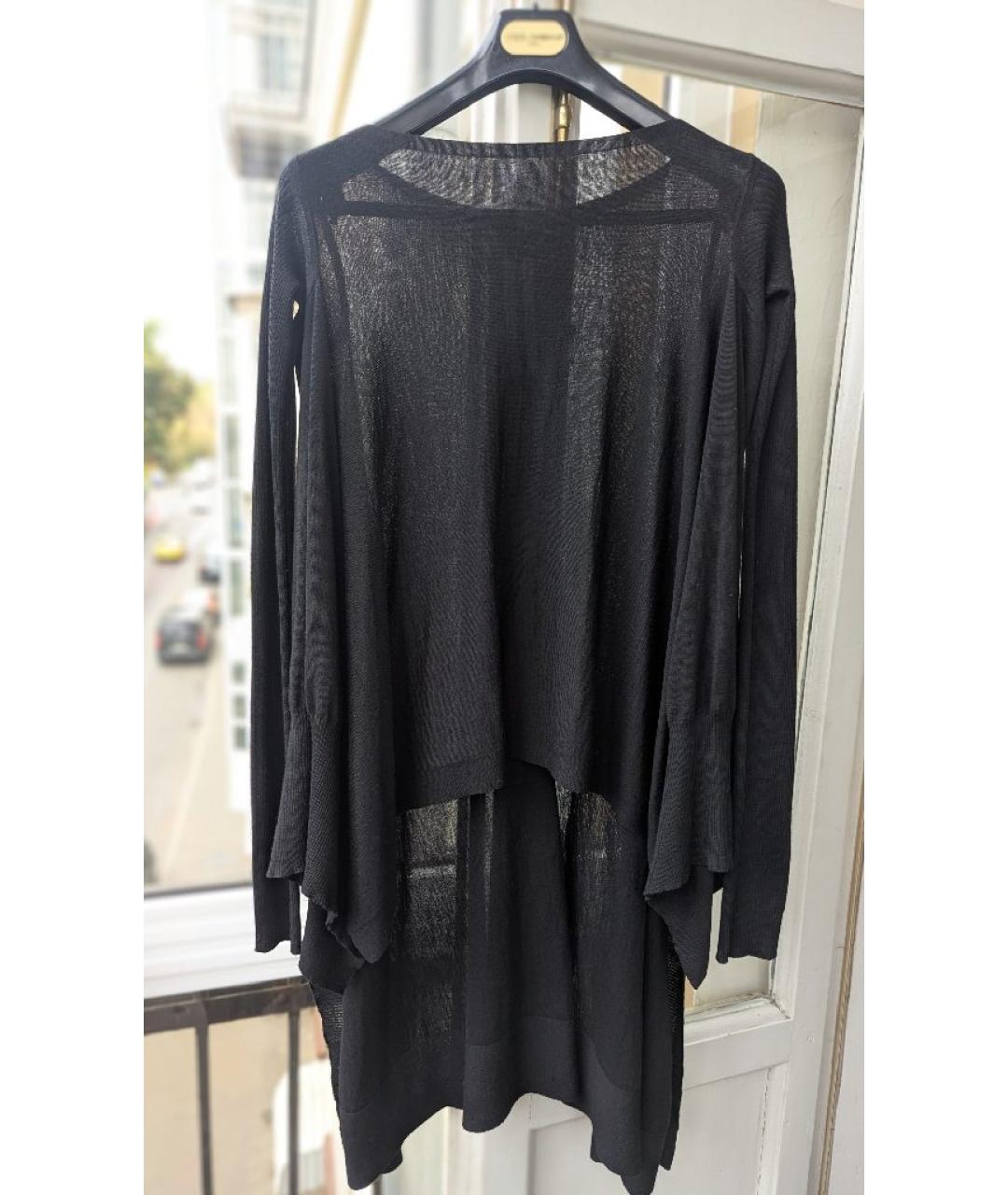 RICK OWENS Черный шерстяной кардиган, фото 5