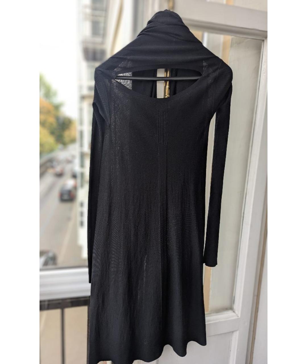 RICK OWENS Черный шерстяной кардиган, фото 2