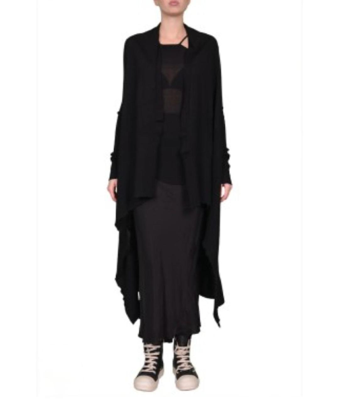 RICK OWENS Черный шерстяной кардиган, фото 7