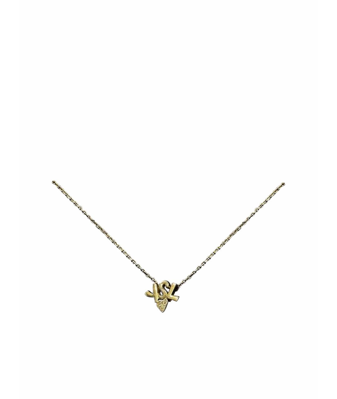 YVES SAINT LAURENT BEAUTY Золотое колье, фото 1
