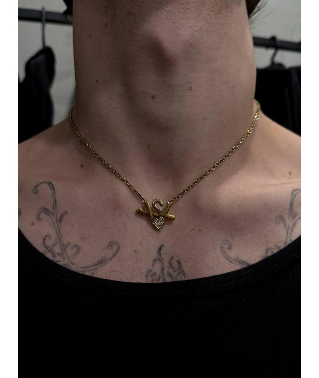 YVES SAINT LAURENT BEAUTY Золотое колье, фото 3