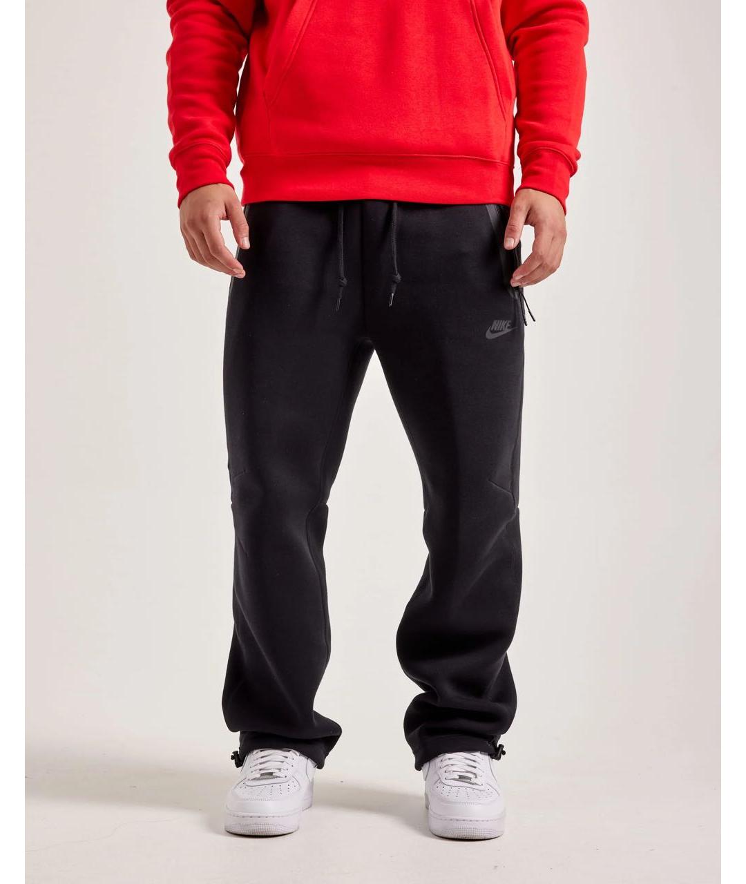 NIKE Черные хлопковые повседневные брюки, фото 2