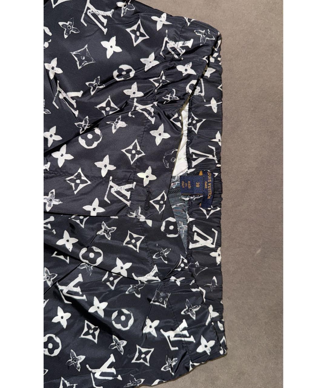 LOUIS VUITTON Темно-синие брюки широкие, фото 4