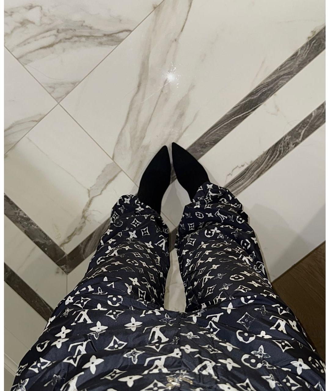 LOUIS VUITTON Темно-синие брюки широкие, фото 6