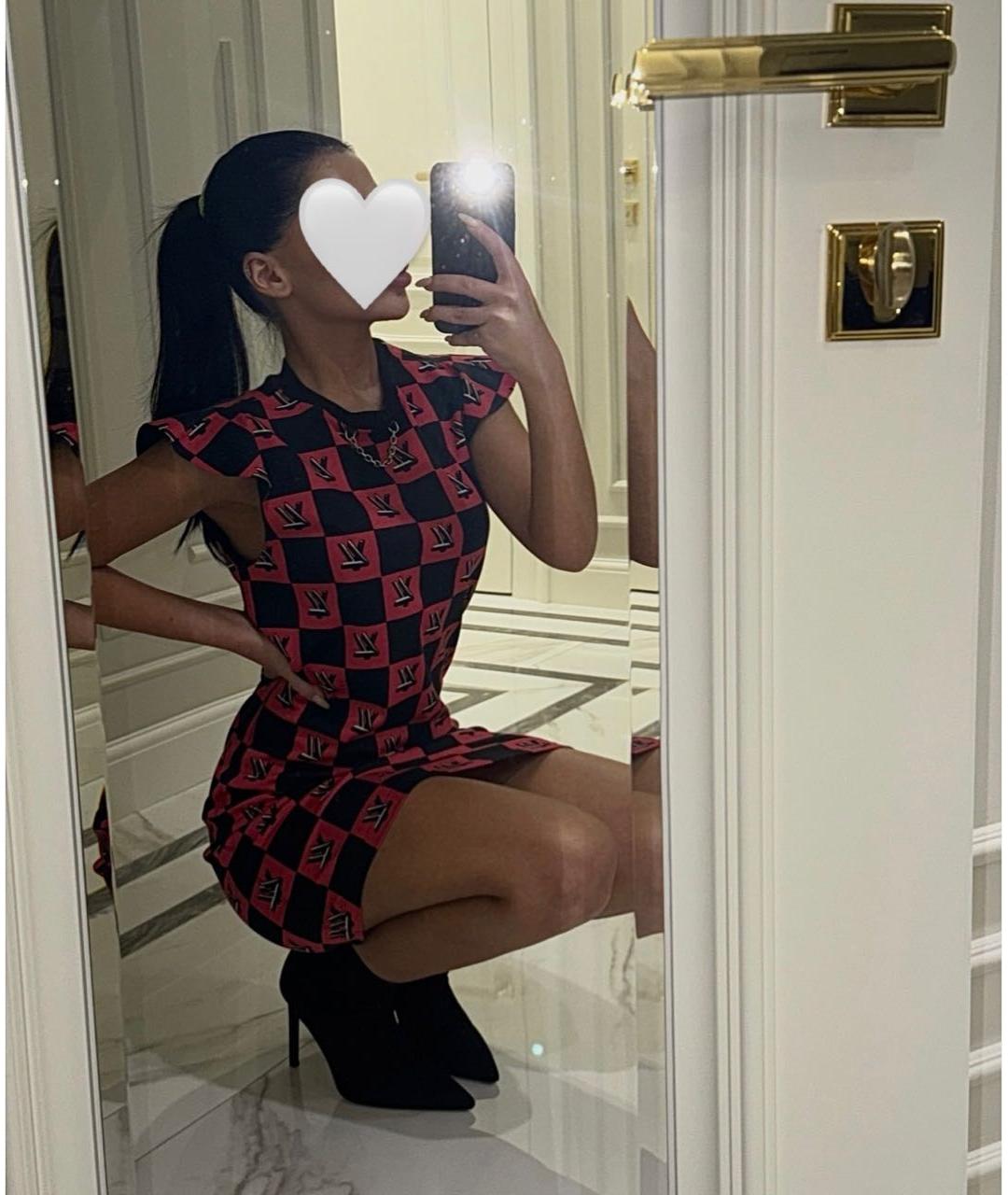 LOUIS VUITTON Мульти хлопковое повседневное платье, фото 6
