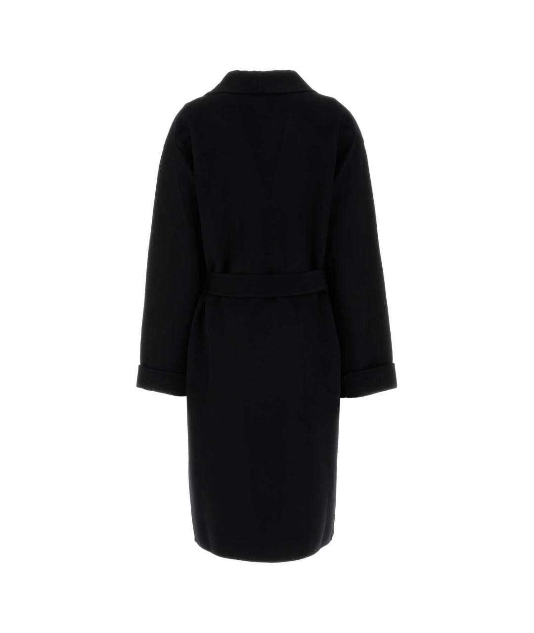 PRADA Черное шерстяное пальто, фото 2