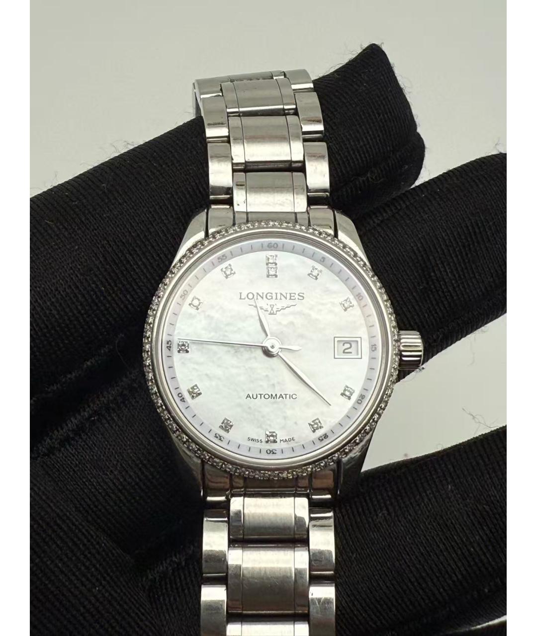 LONGINES Белые часы, фото 2