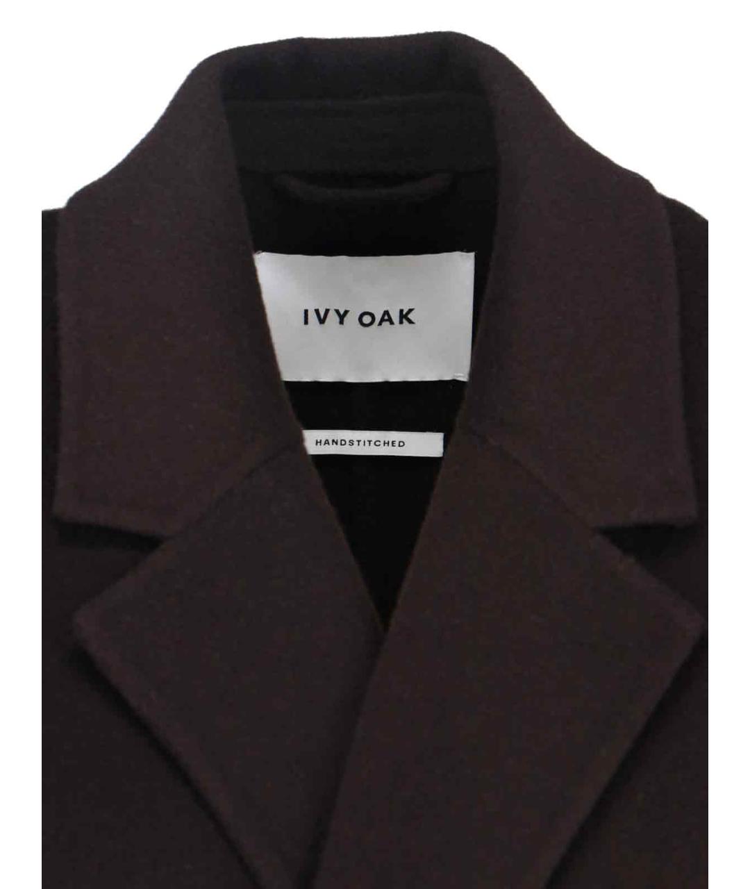 IVY OAK Коричневый шерстяной жилет, фото 5