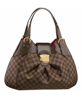 Сумка тоут LOUIS VUITTON PRE-OWNED Damier Canvas Sistina GM Bag