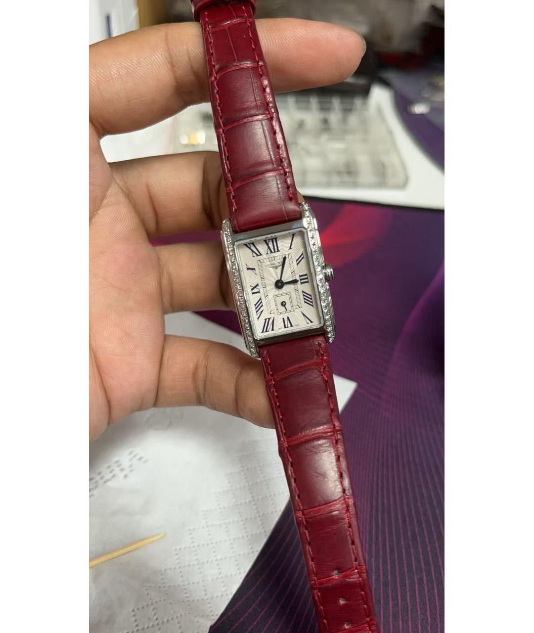 LONGINES Белые часы, фото 2