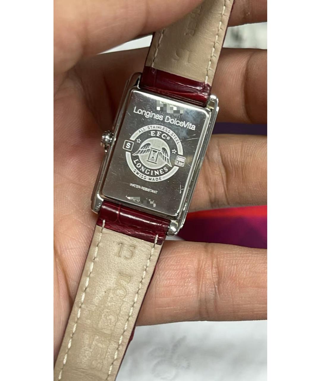 LONGINES Белые часы, фото 4
