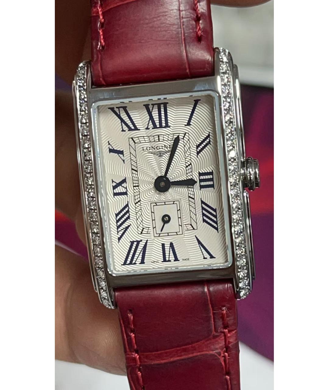 LONGINES Белые часы, фото 3
