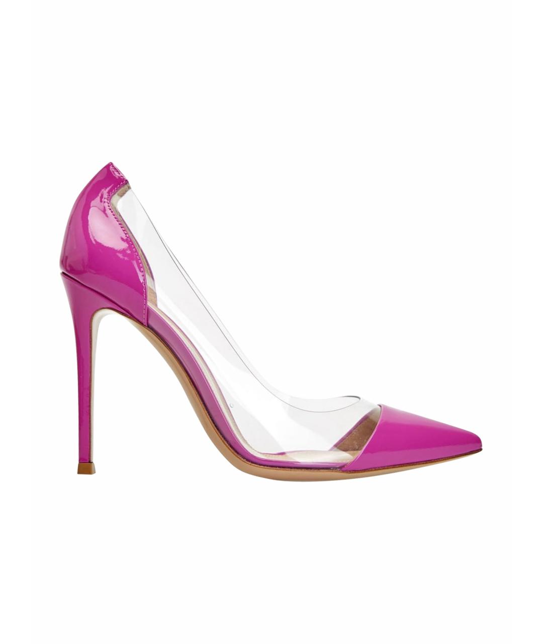GIANVITO ROSSI Фуксия резиновые туфли, фото 1