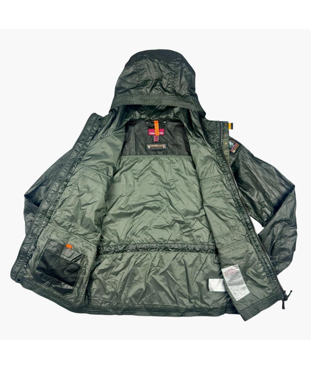 PARAJUMPERS Зеленая полиамидовая куртка, фото 5