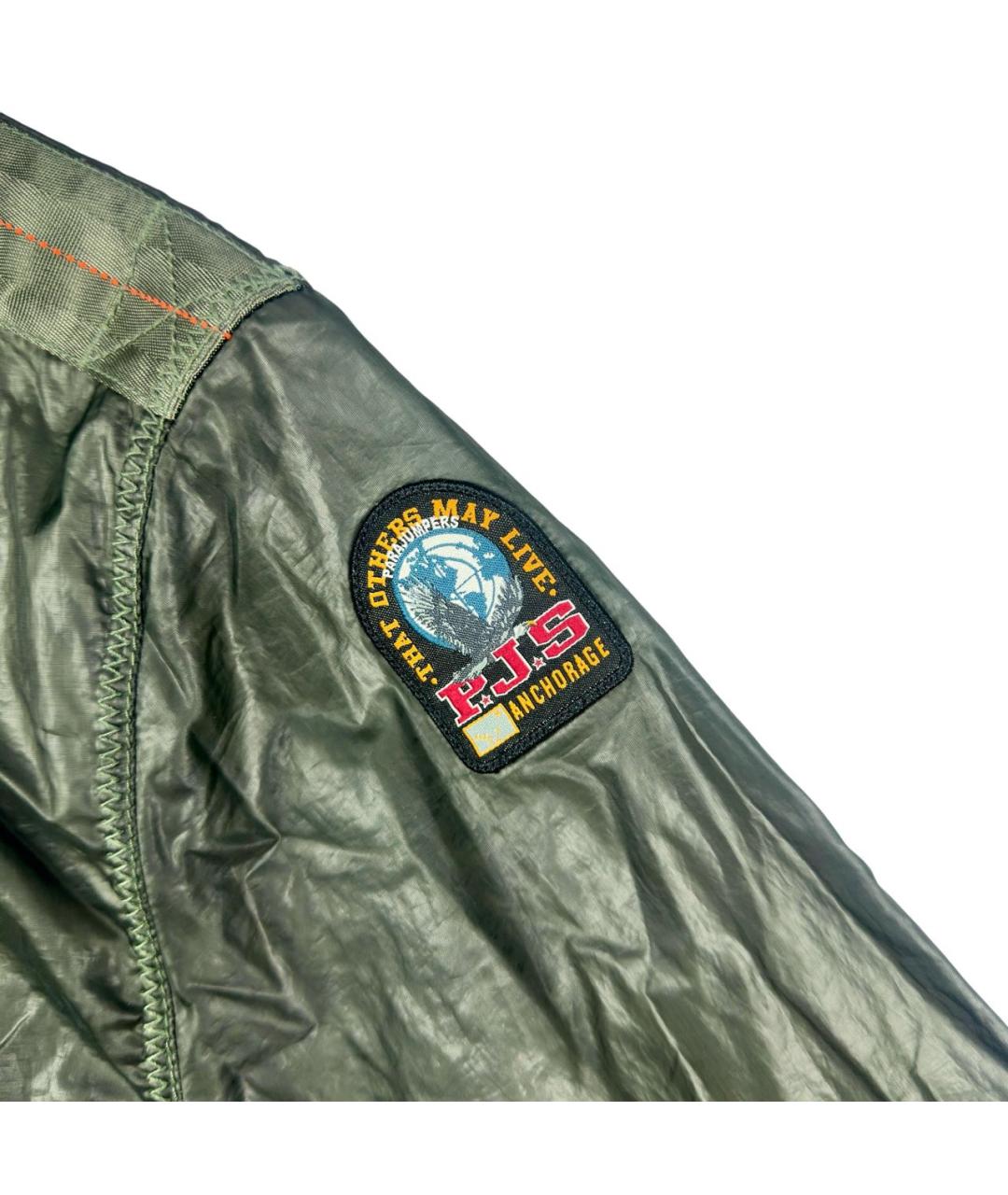 PARAJUMPERS Зеленая полиамидовая куртка, фото 3