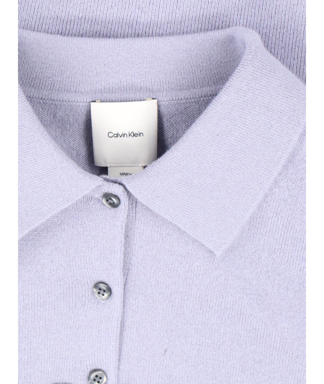 CALVIN KLEIN Фиолетовый кашемировый джемпер / свитер, фото 3