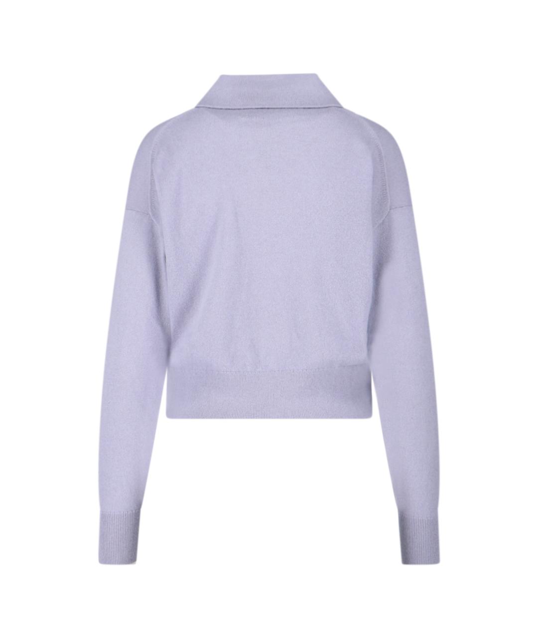CALVIN KLEIN Фиолетовый кашемировый джемпер / свитер, фото 2