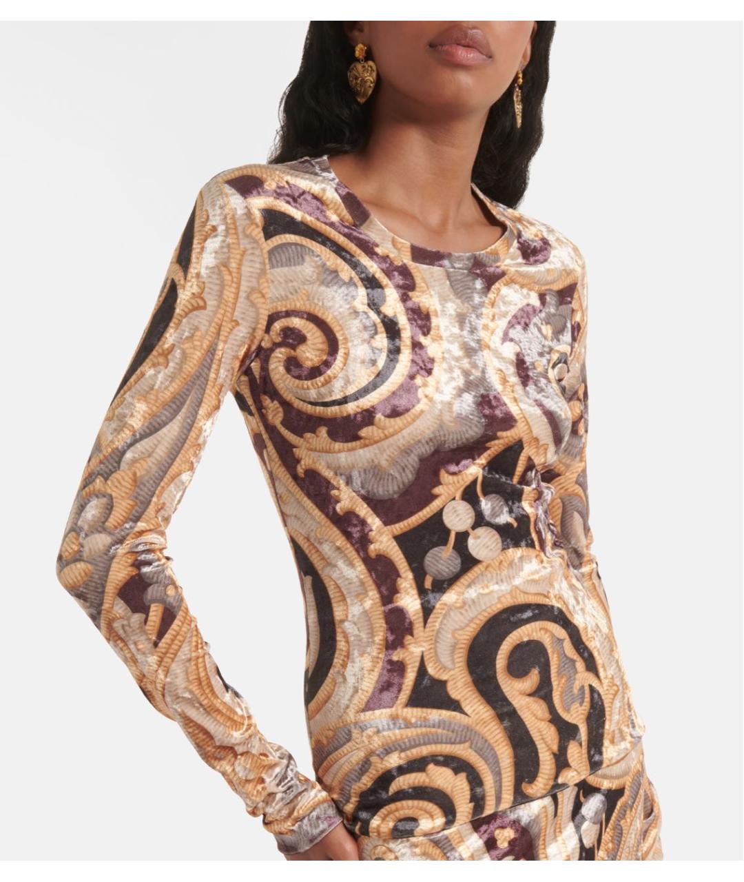 ETRO Коричневый костюм с юбками, фото 4