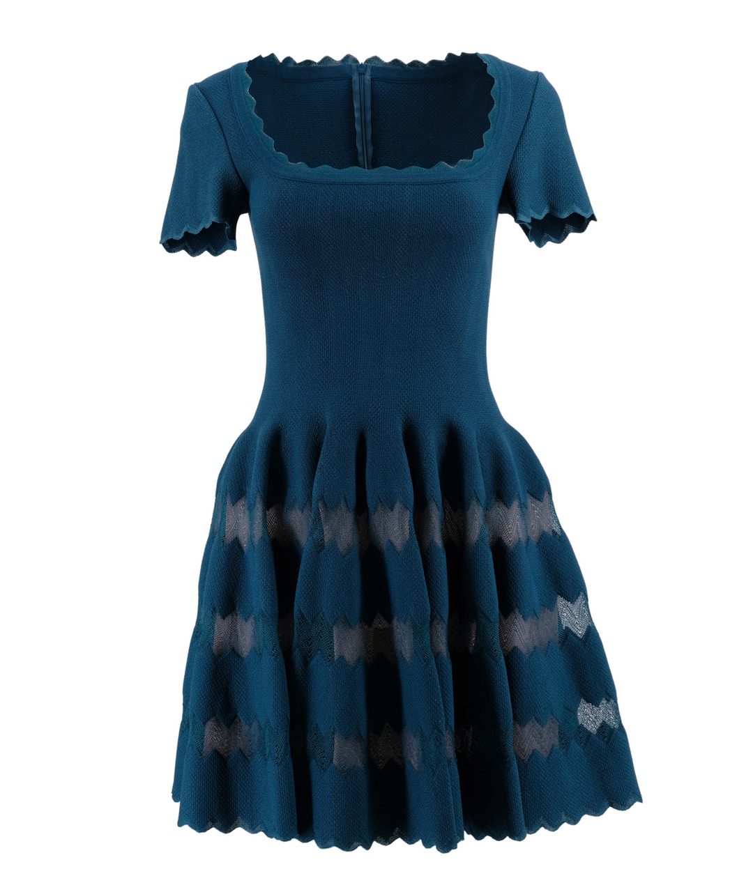 ALAIA Синее вискозное повседневное платье, фото 1
