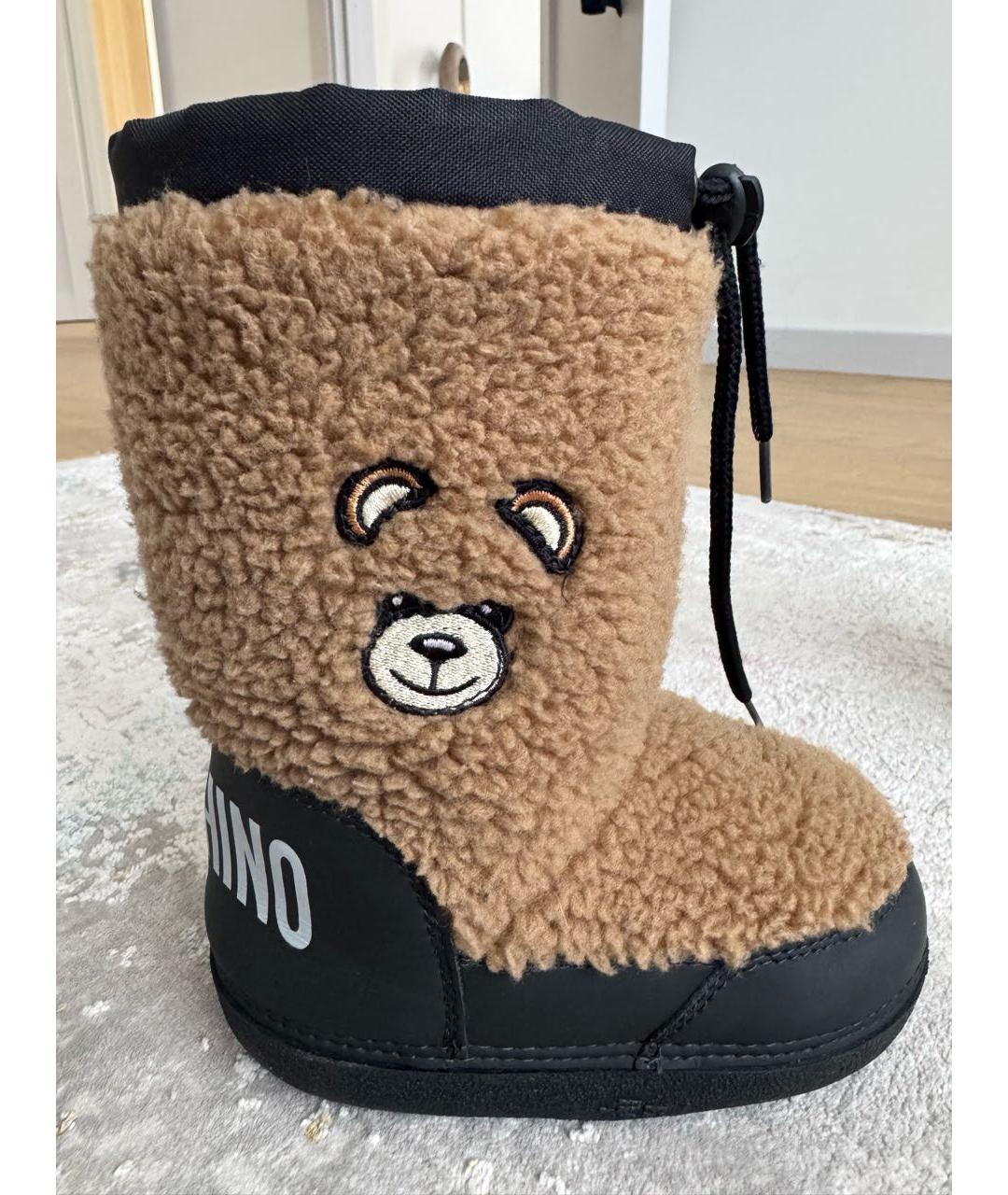 MOSCHINO Коричневые сапоги, фото 6