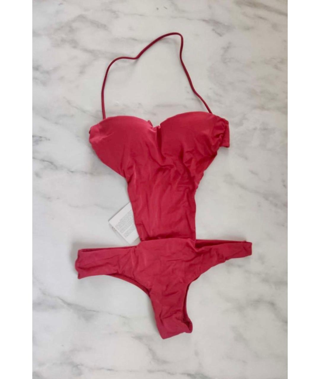 LA PERLA Красное полиамидовое боди, фото 8