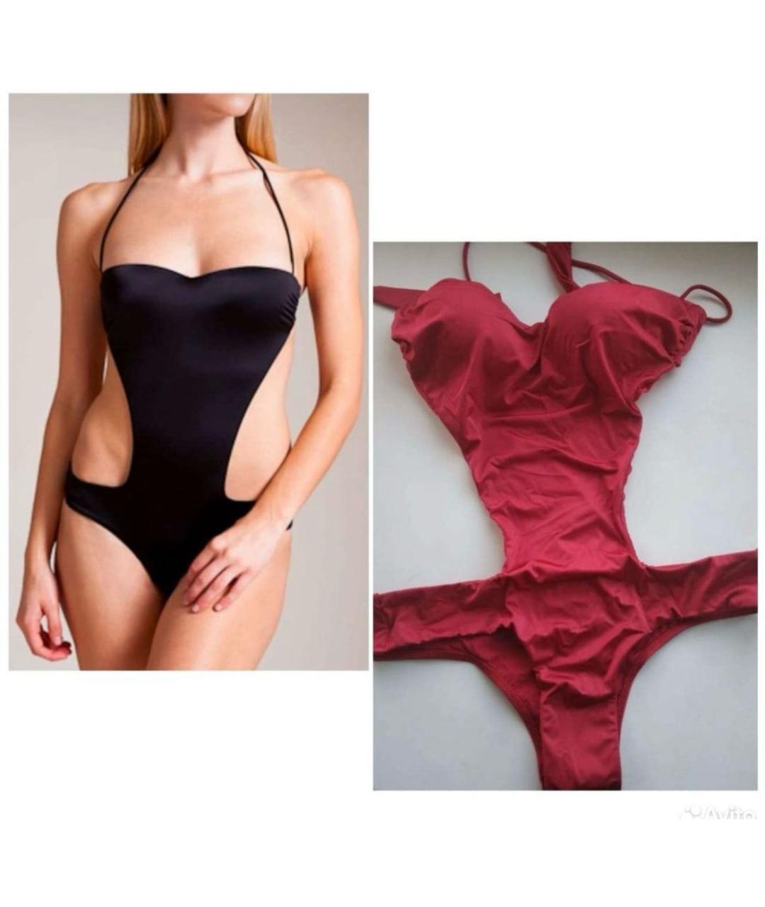 LA PERLA Красное полиамидовое боди, фото 2