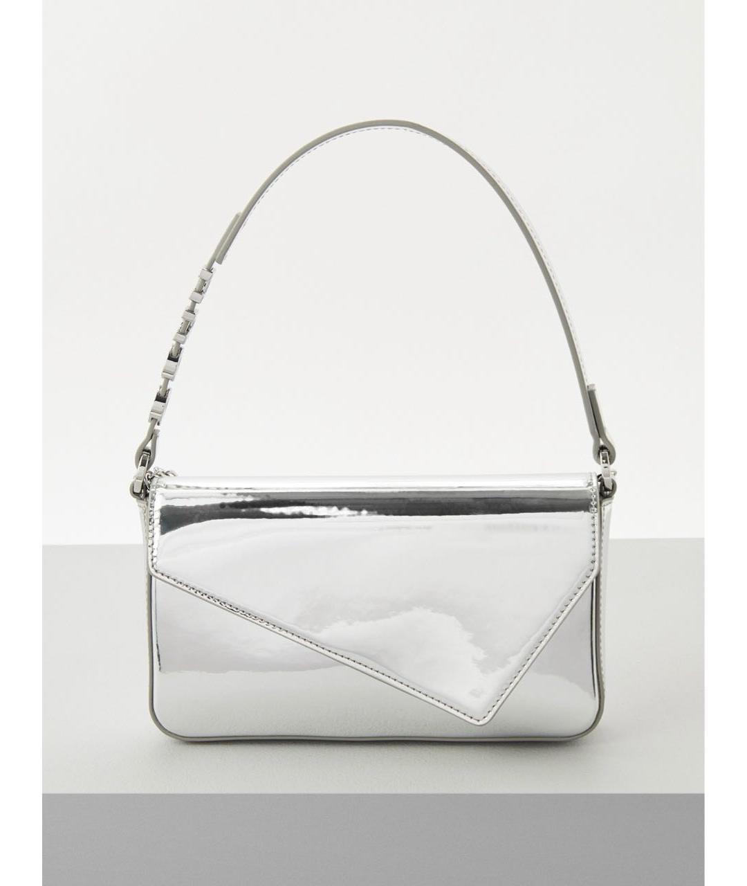 HUGO Серебряная сумка через плечо из искусственной кожи, фото 8