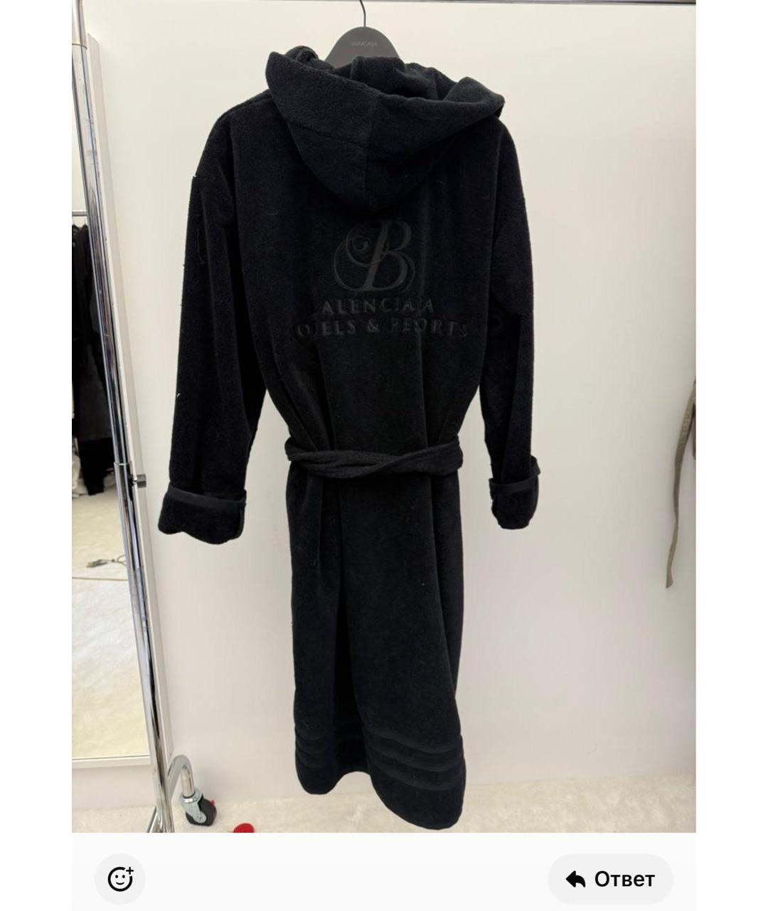 BALENCIAGA Черное пальто, фото 6