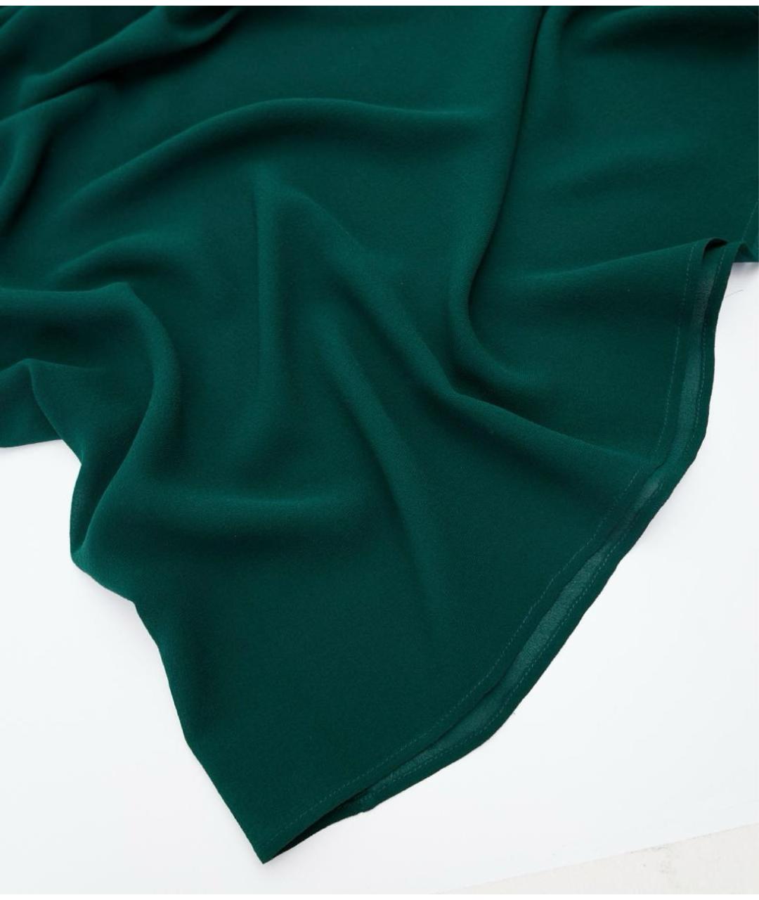 SAINT LAURENT Зеленые шелковое коктейльное платье, фото 3