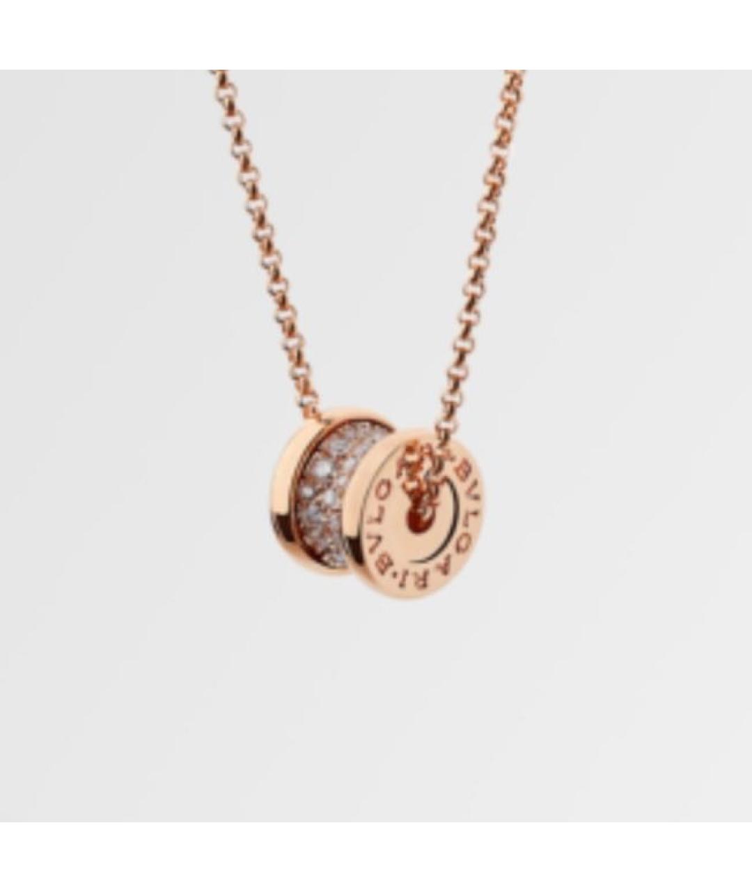 BVLGARI Розовый кулон из розового золота, фото 6