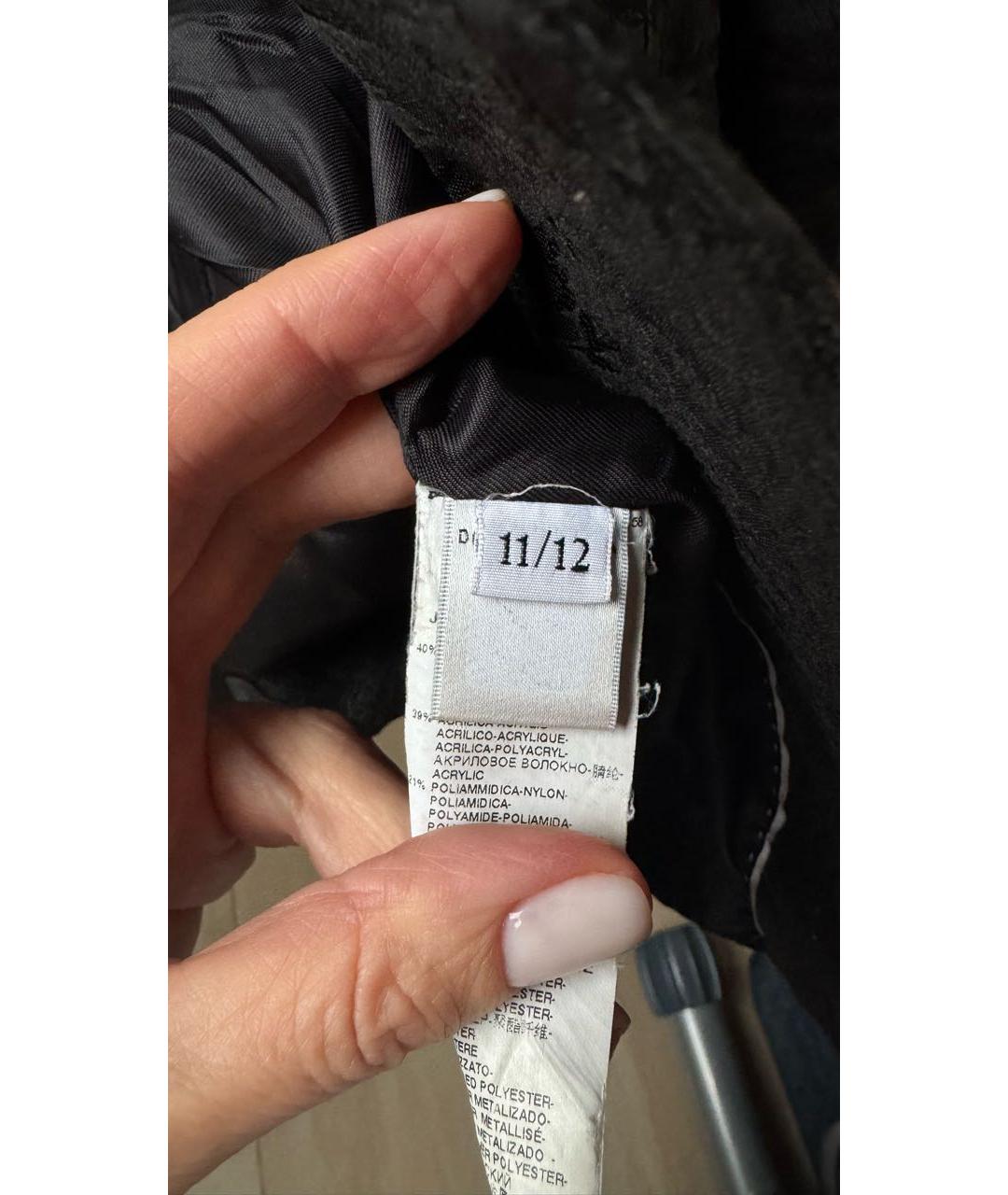 DOLCE&GABBANA Черный полиэстеровый жакет / жилет, фото 6