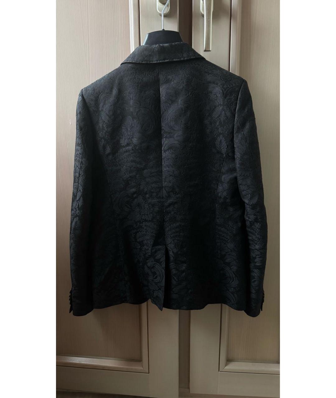 DOLCE&GABBANA Черный полиэстеровый жакет / жилет, фото 2