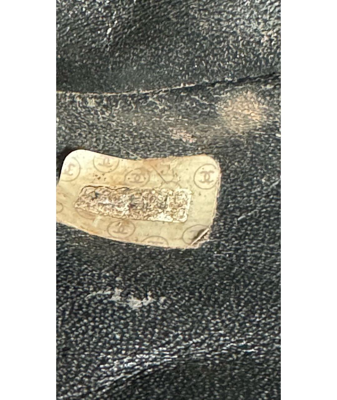 CHANEL Черная замшевая сумка через плечо, фото 7