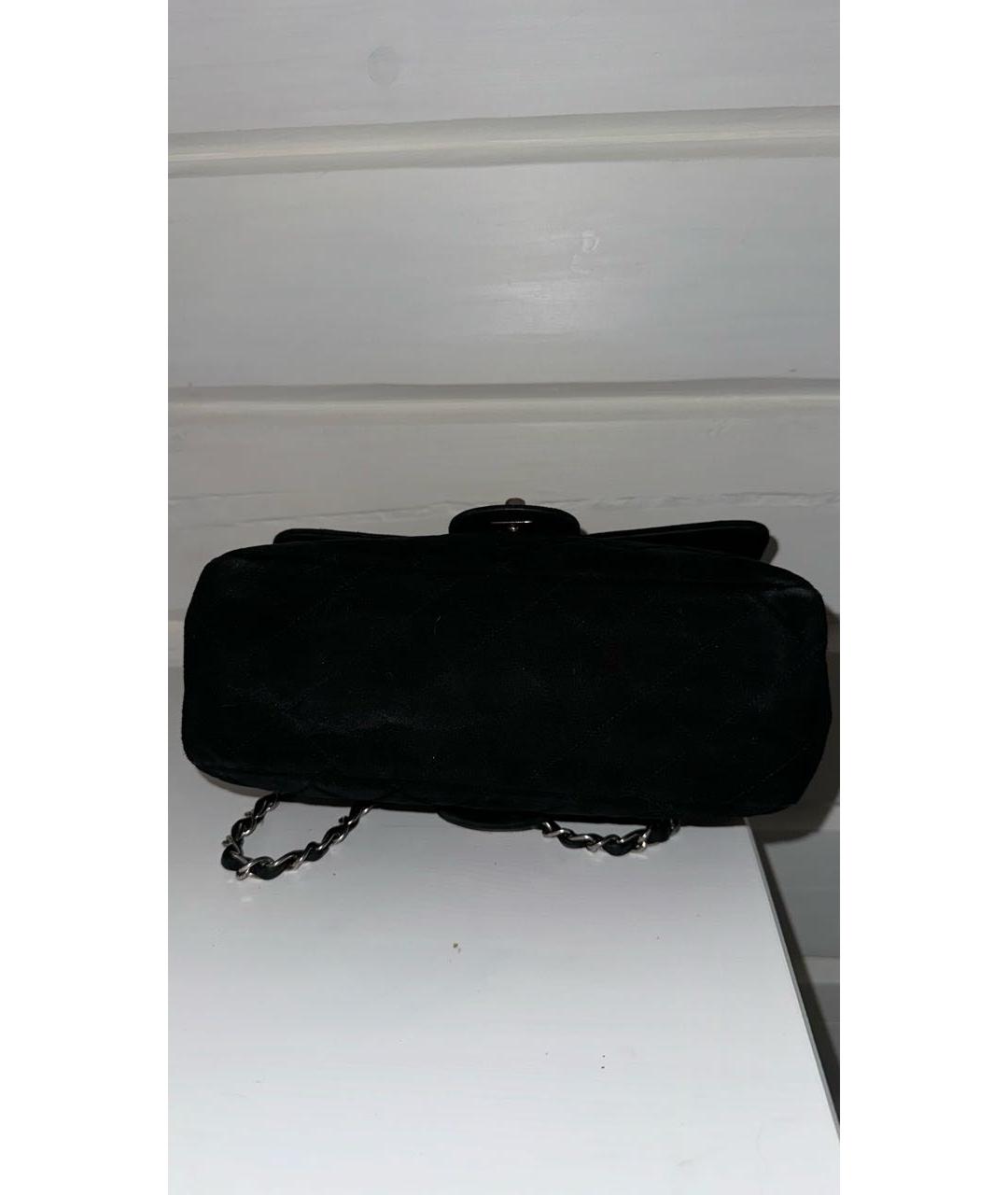CHANEL Черная замшевая сумка через плечо, фото 8