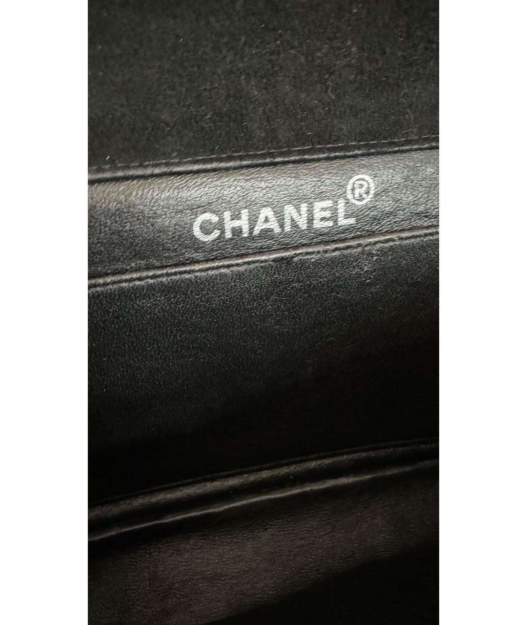 CHANEL Черная замшевая сумка через плечо, фото 5