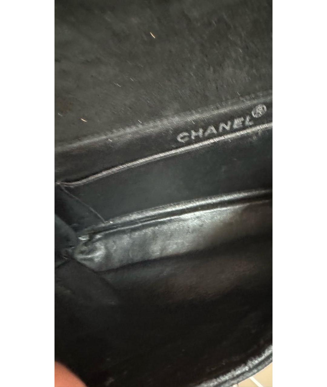 CHANEL Черная замшевая сумка через плечо, фото 6