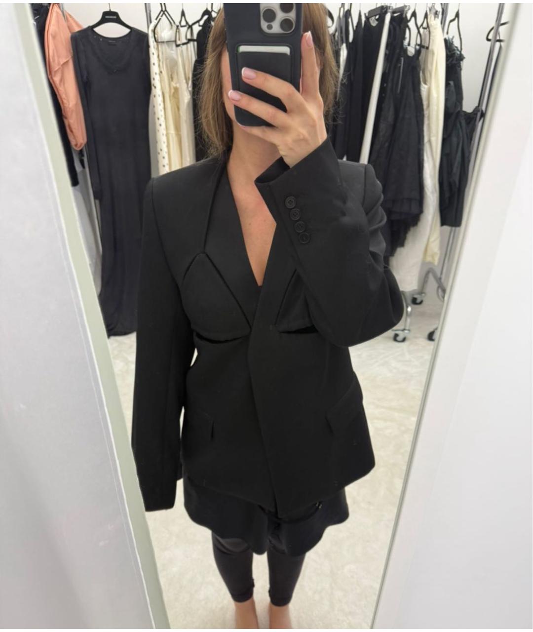 BOTTER Черный шерстяной жакет/пиджак, фото 2