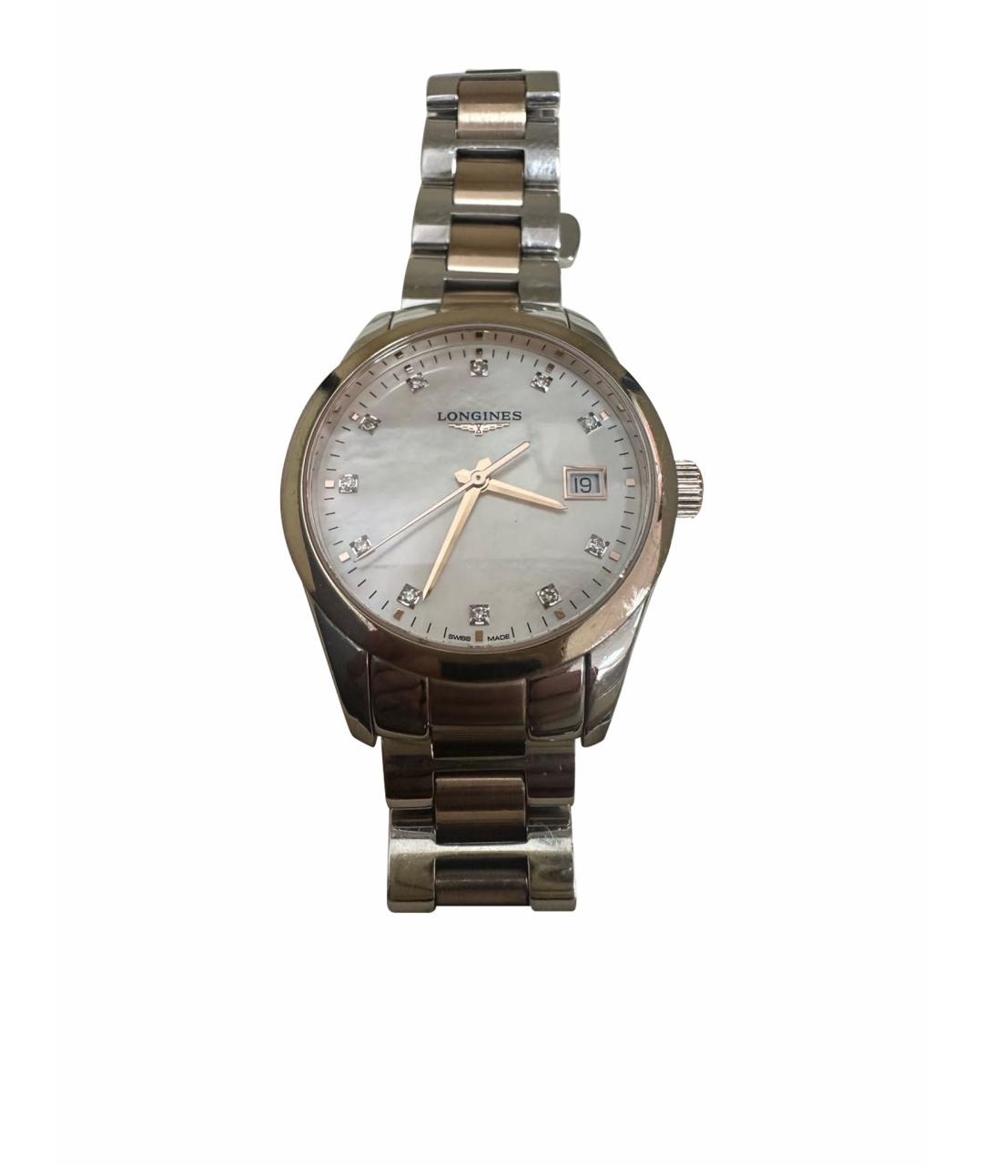 LONGINES Серебряные металлические часы, фото 1
