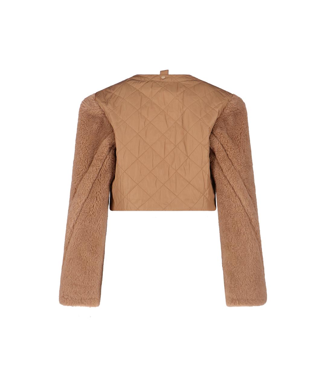 MAX MARA Бежевая шерстяная куртка, фото 6