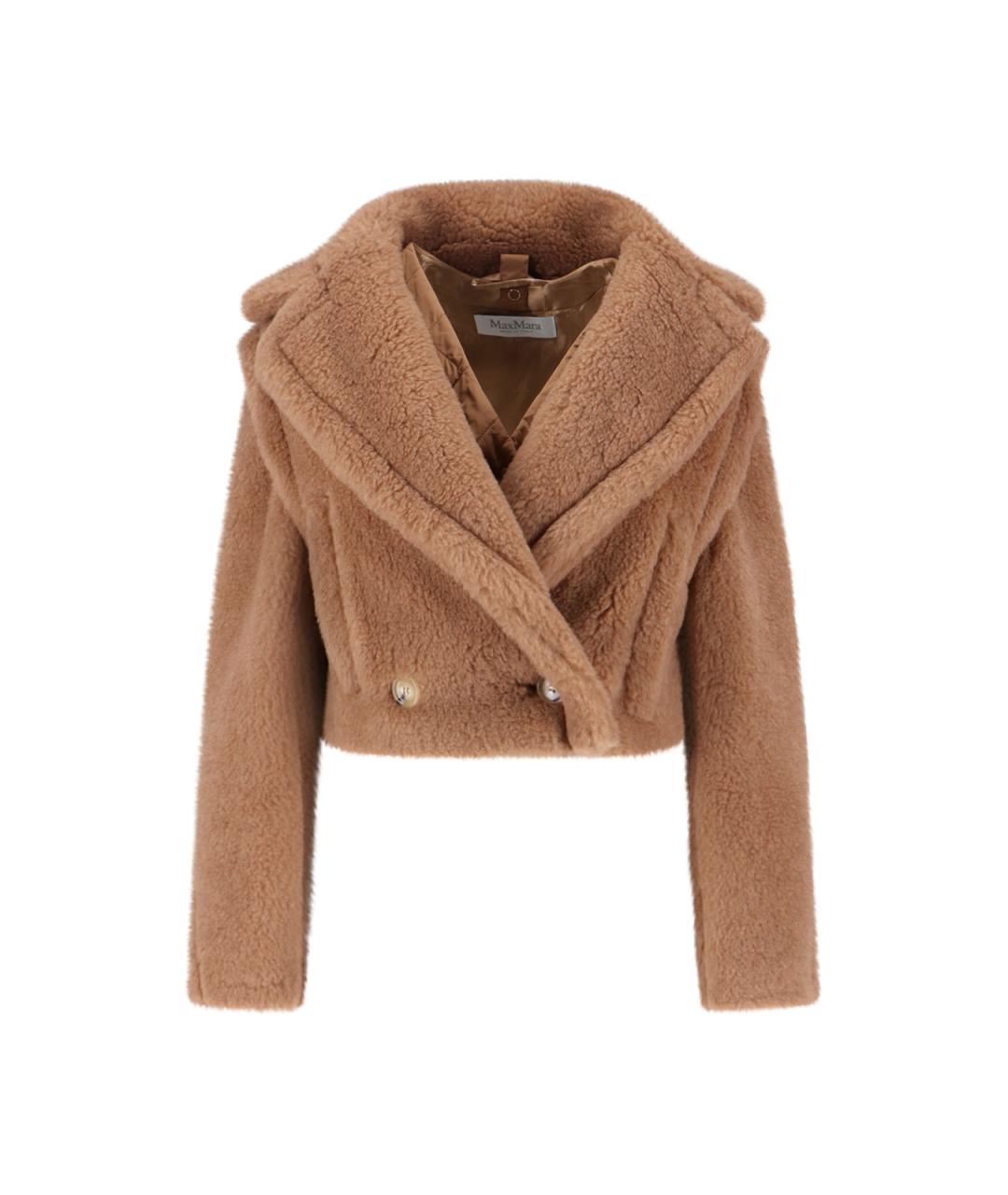 MAX MARA Бежевая шерстяная куртка, фото 1