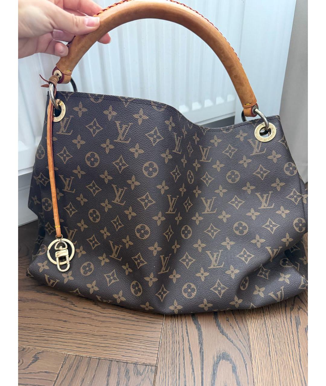 LOUIS VUITTON Коричневая сумка тоут, фото 2