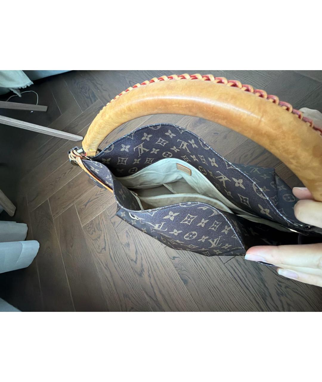 LOUIS VUITTON Коричневая сумка тоут, фото 4