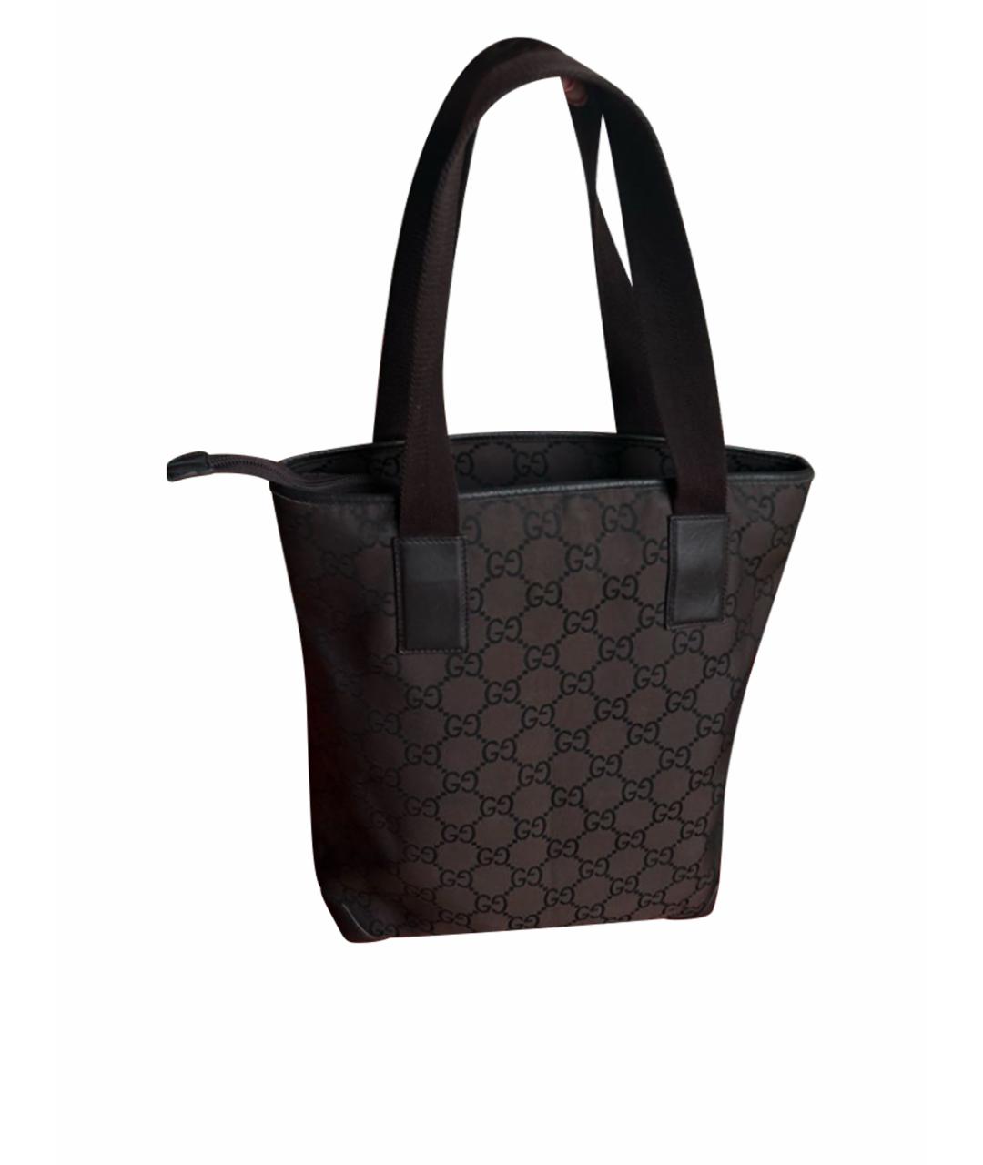 GUCCI Коричневая сумка тоут, фото 1