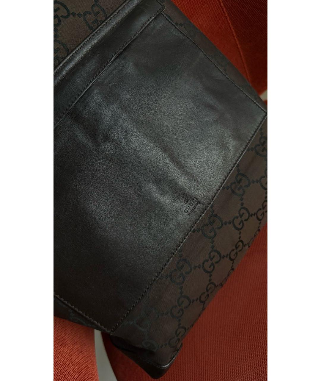 GUCCI Коричневая сумка тоут, фото 5