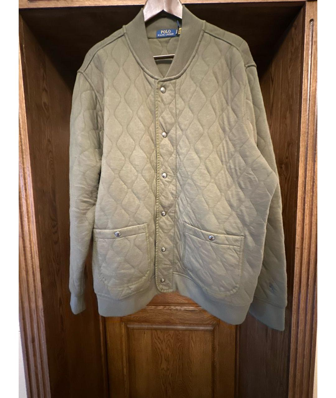 POLO RALPH LAUREN Хаки хлопковая куртка, фото 9
