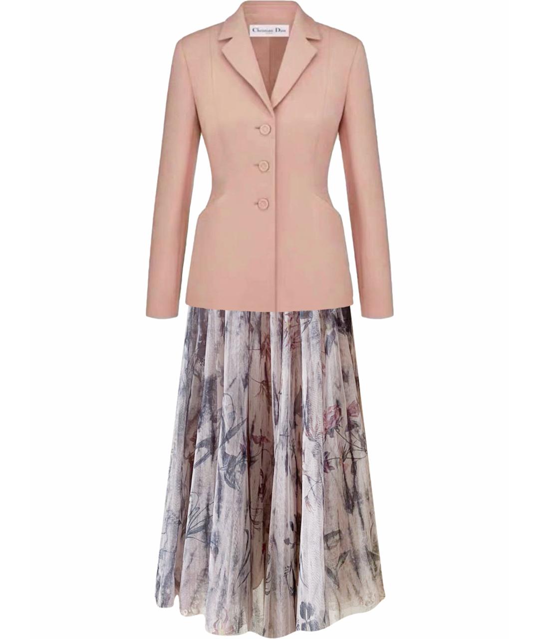 CHRISTIAN DIOR Розовый костюм с юбками, фото 1