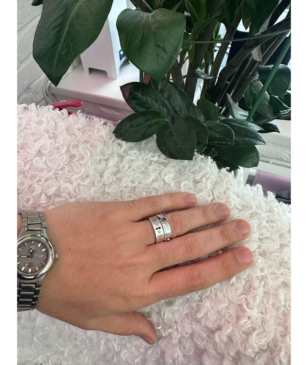 CHRISTIAN DIOR Серебряное кольцо из белого золота, фото 2