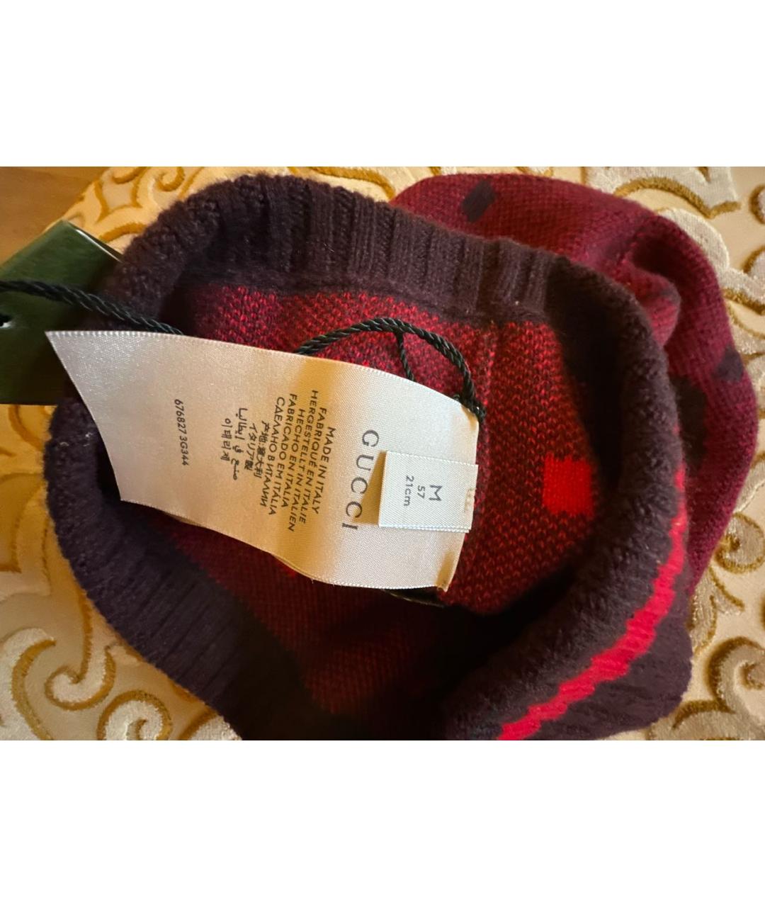GUCCI Кашемировая шапка, фото 3