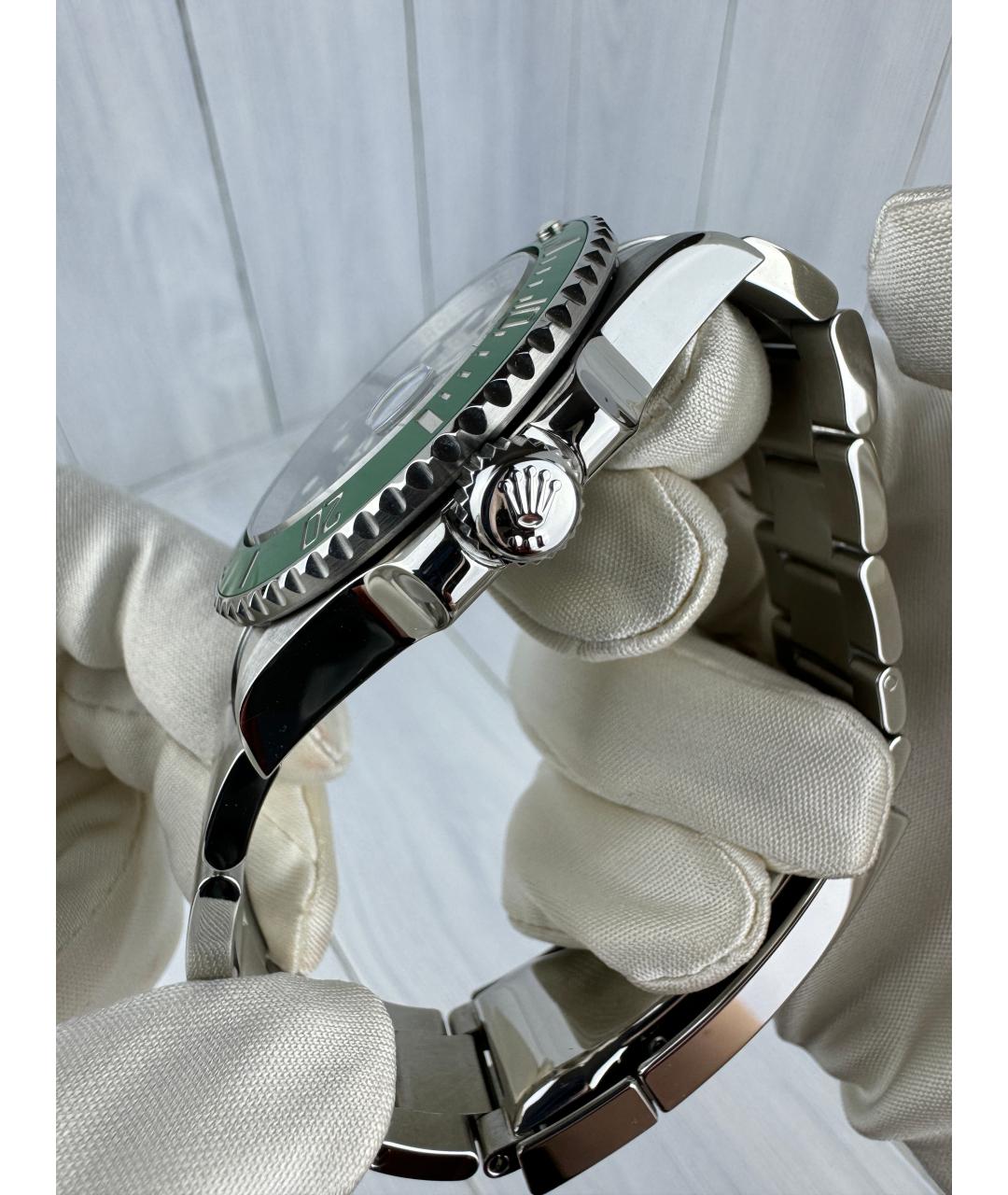 ROLEX Зеленые часы, фото 5