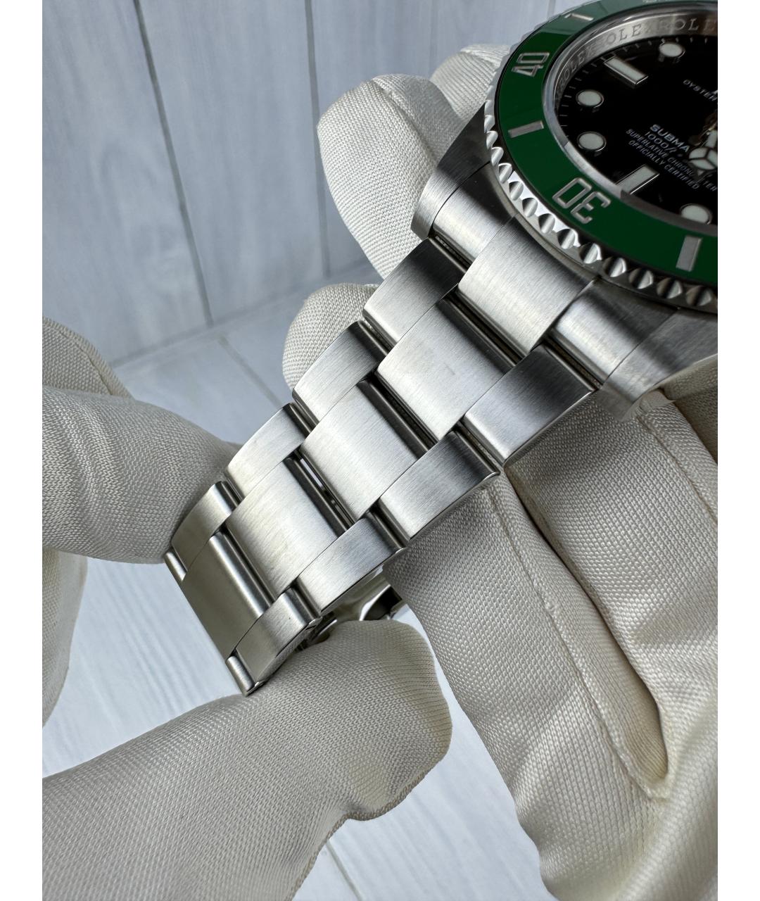 ROLEX Зеленые часы, фото 7